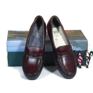 SAS EASIER Leather Loafers Slip On Size 5 1/2 M